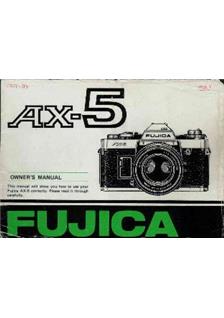 Fujifilm AX 5 manual. Camera Instructions.